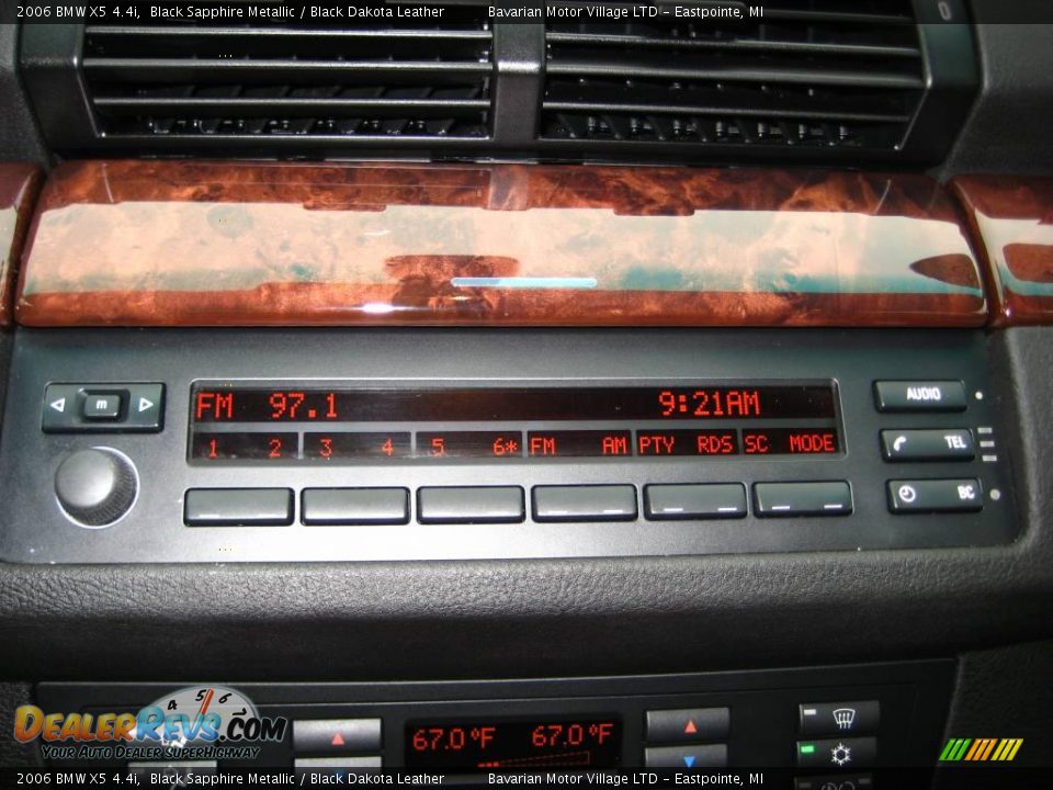 2006 BMW X5 4.4i Black Sapphire Metallic / Black Dakota Leather Photo #19