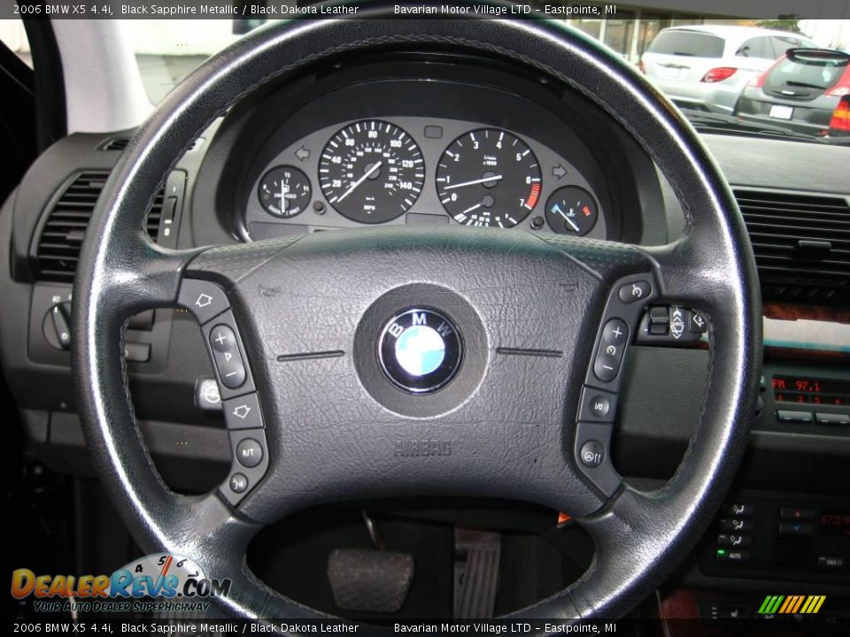 2006 BMW X5 4.4i Black Sapphire Metallic / Black Dakota Leather Photo #21