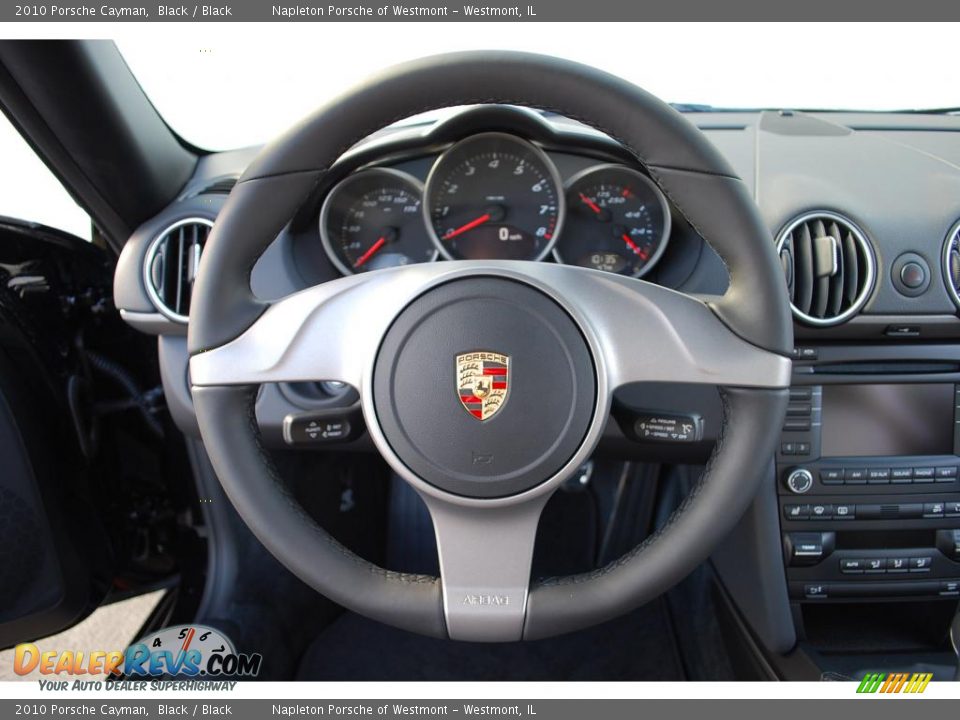 2010 Porsche Cayman Black / Black Photo #12
