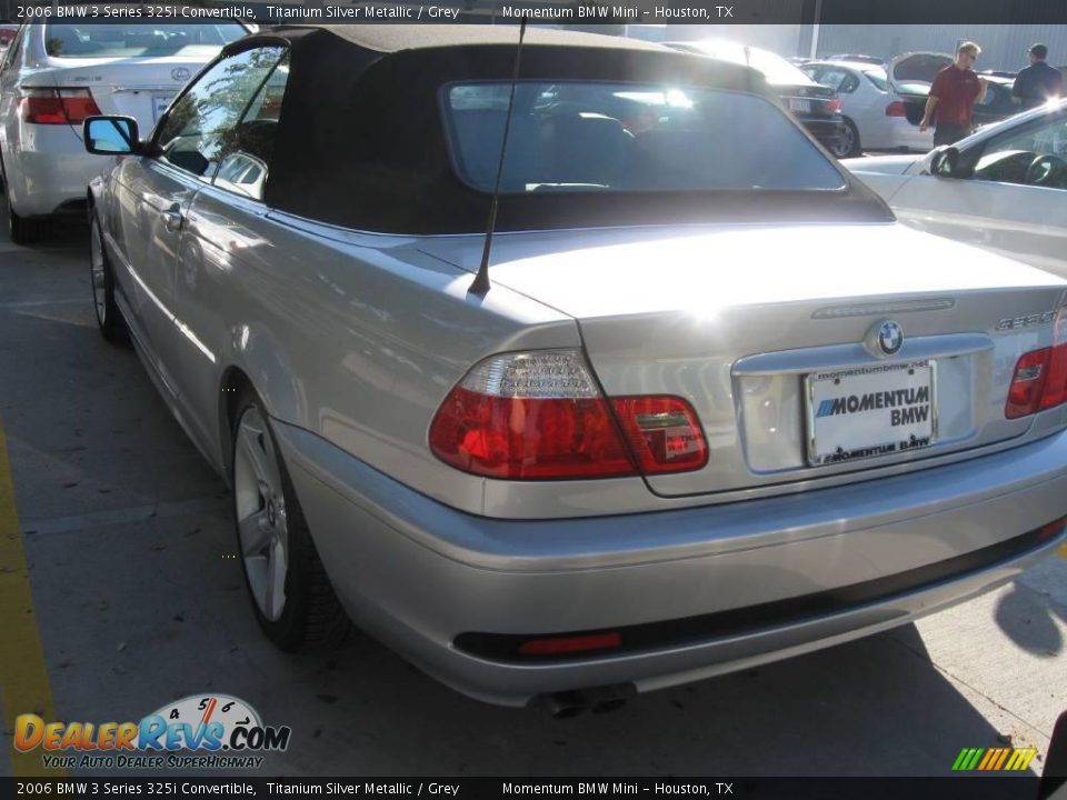 2006 BMW 3 Series 325i Convertible Titanium Silver Metallic / Grey Photo #2