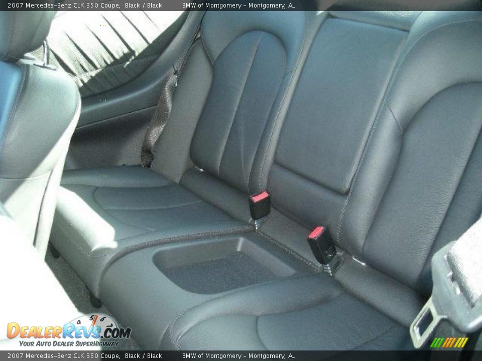 2007 Mercedes-Benz CLK 350 Coupe Black / Black Photo #7