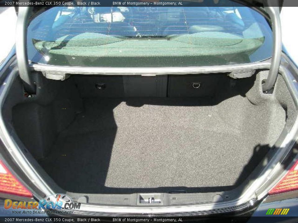 2007 Mercedes-Benz CLK 350 Coupe Black / Black Photo #9
