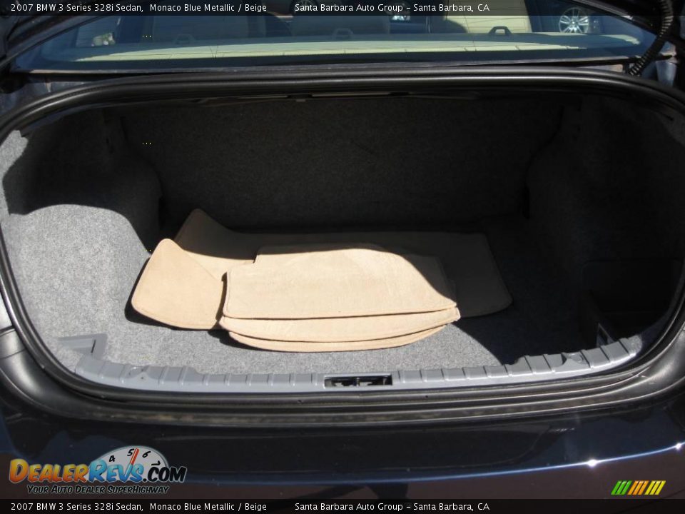 2007 BMW 3 Series 328i Sedan Monaco Blue Metallic / Beige Photo #11