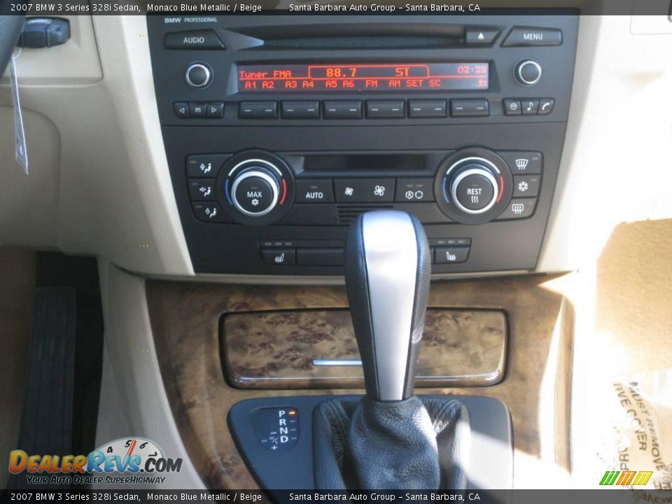 2007 BMW 3 Series 328i Sedan Monaco Blue Metallic / Beige Photo #18