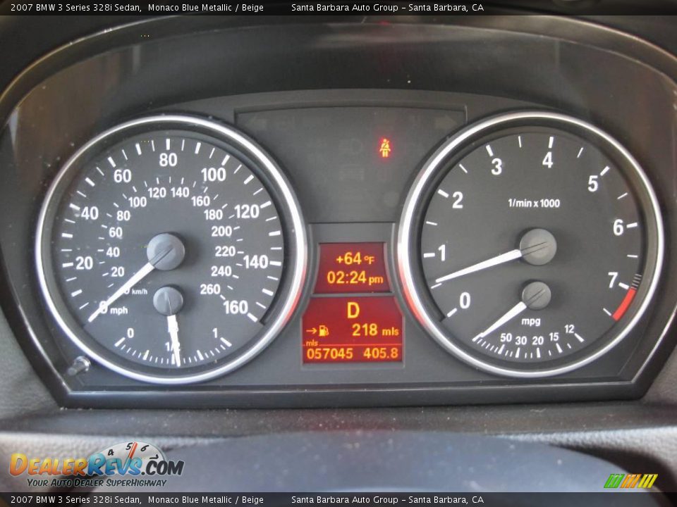 2007 BMW 3 Series 328i Sedan Monaco Blue Metallic / Beige Photo #20