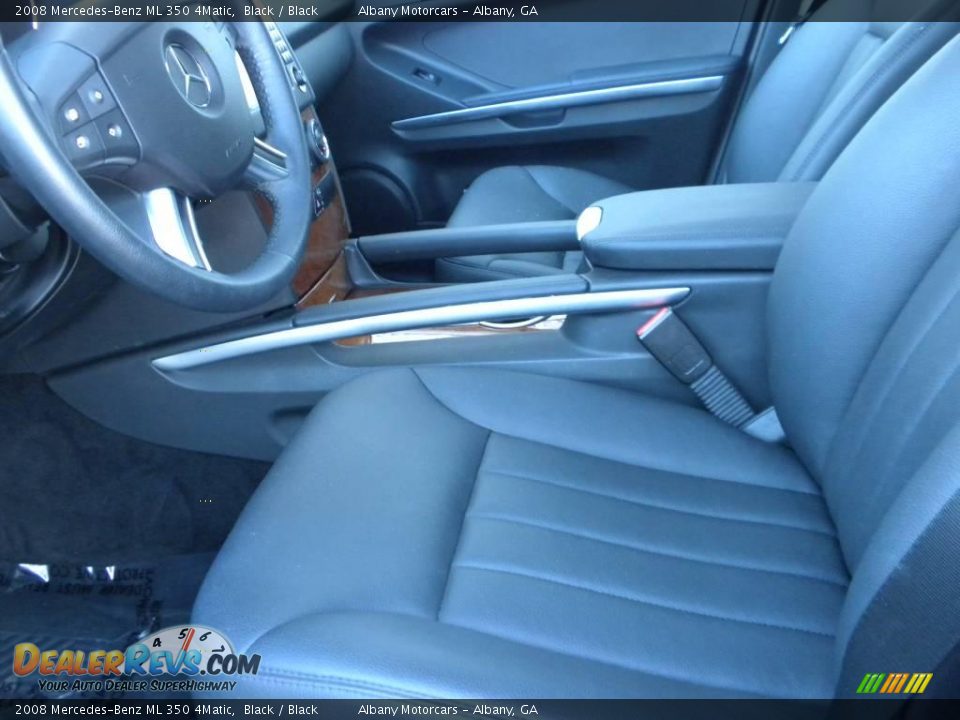 2008 Mercedes-Benz ML 350 4Matic Black / Black Photo #7