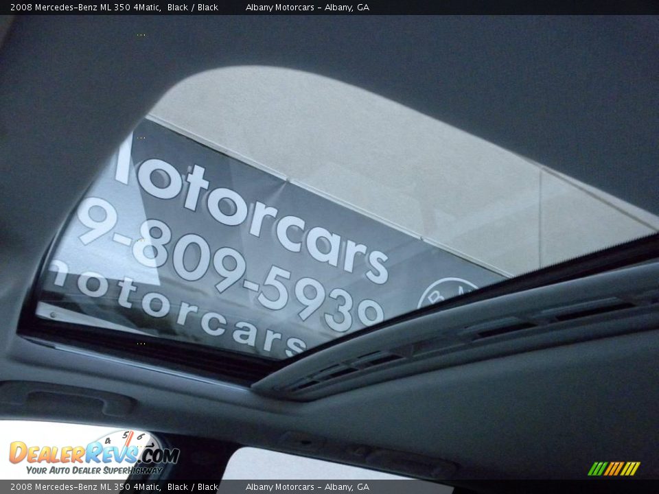 2008 Mercedes-Benz ML 350 4Matic Black / Black Photo #9