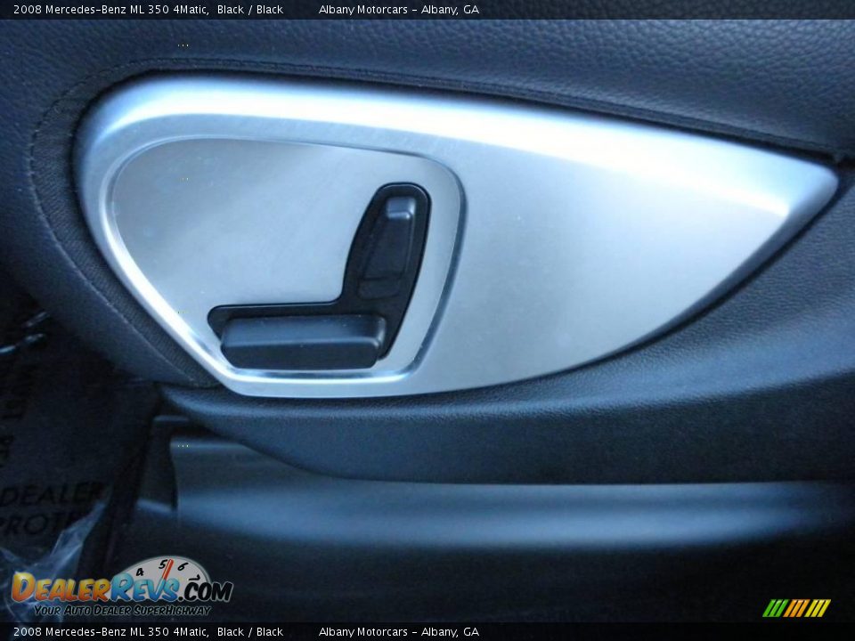 2008 Mercedes-Benz ML 350 4Matic Black / Black Photo #10