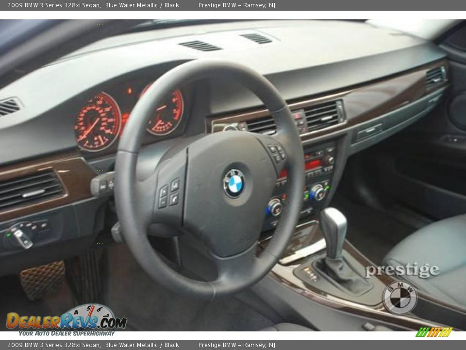 2009 BMW 3 Series 328xi Sedan Blue Water Metallic / Black Photo #4