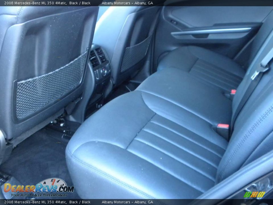 2008 Mercedes-Benz ML 350 4Matic Black / Black Photo #13