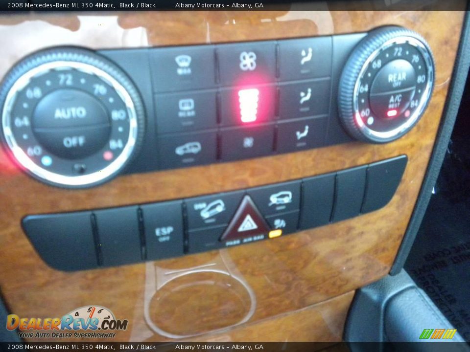 2008 Mercedes-Benz ML 350 4Matic Black / Black Photo #19