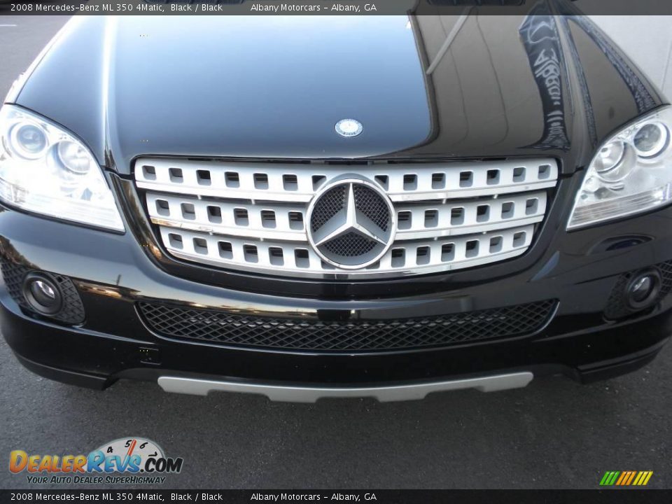 2008 Mercedes-Benz ML 350 4Matic Black / Black Photo #24