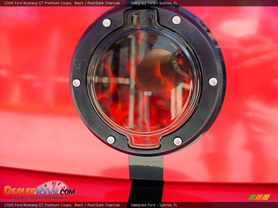 2006 Ford Mustang GT Premium Coupe Black / Red/Dark Charcoal Photo #6