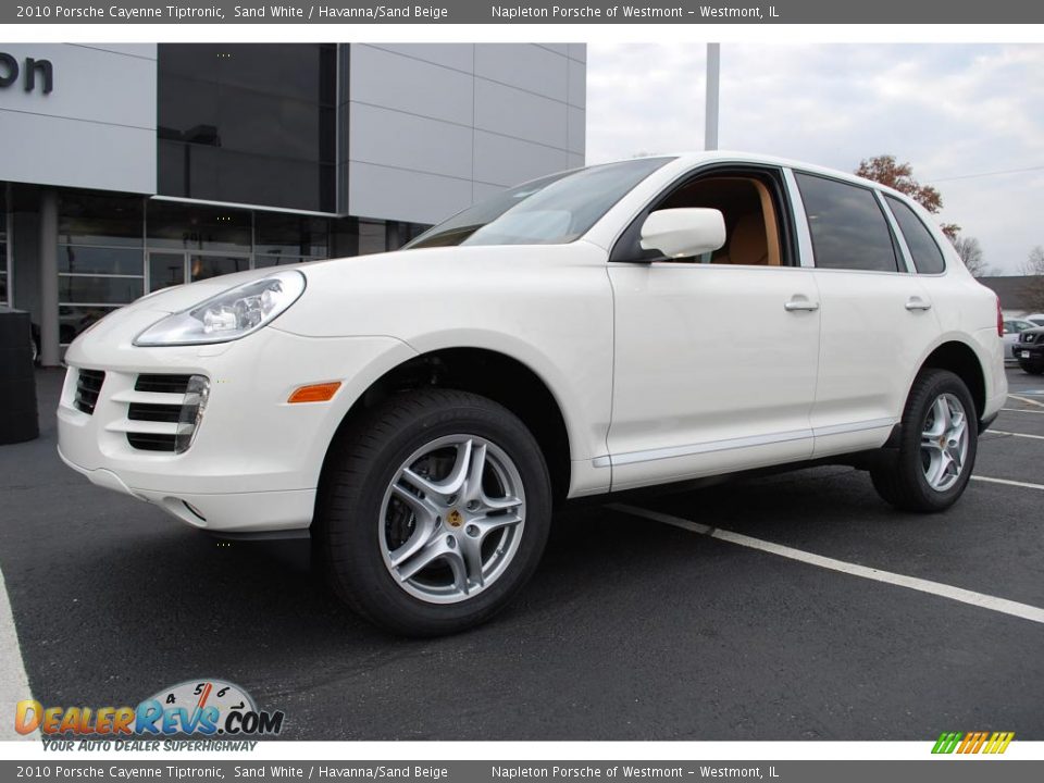 2010 Porsche Cayenne Tiptronic Sand White / Havanna/Sand Beige Photo #1