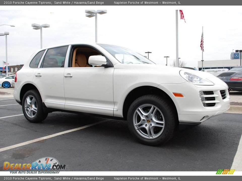 2010 Porsche Cayenne Tiptronic Sand White / Havanna/Sand Beige Photo #3