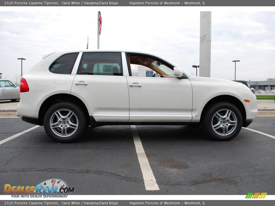 2010 Porsche Cayenne Tiptronic Sand White / Havanna/Sand Beige Photo #4