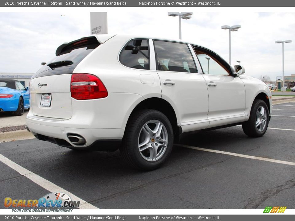 2010 Porsche Cayenne Tiptronic Sand White / Havanna/Sand Beige Photo #5