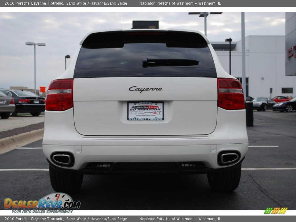 2010 Porsche Cayenne Tiptronic Sand White / Havanna/Sand Beige Photo #6