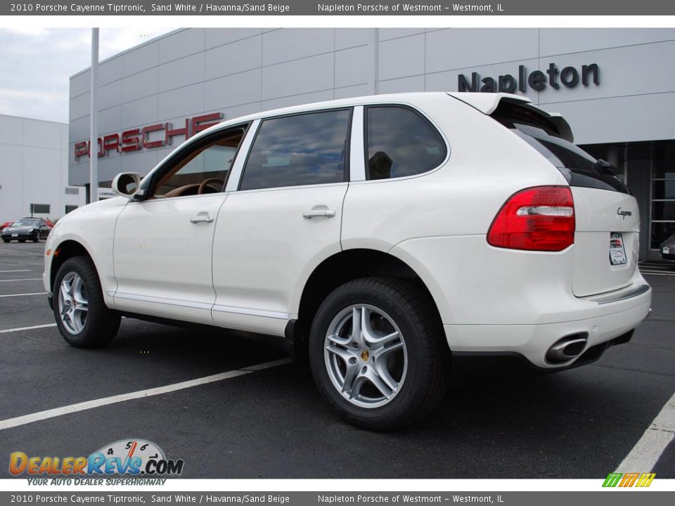 2010 Porsche Cayenne Tiptronic Sand White / Havanna/Sand Beige Photo #7