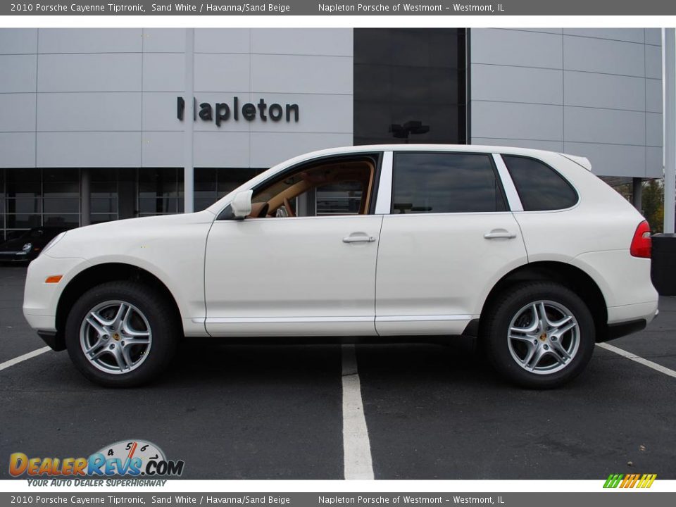 2010 Porsche Cayenne Tiptronic Sand White / Havanna/Sand Beige Photo #8