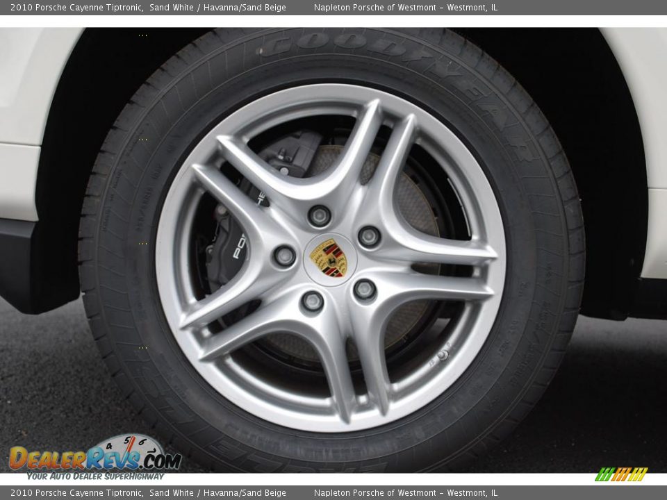2010 Porsche Cayenne Tiptronic Sand White / Havanna/Sand Beige Photo #9