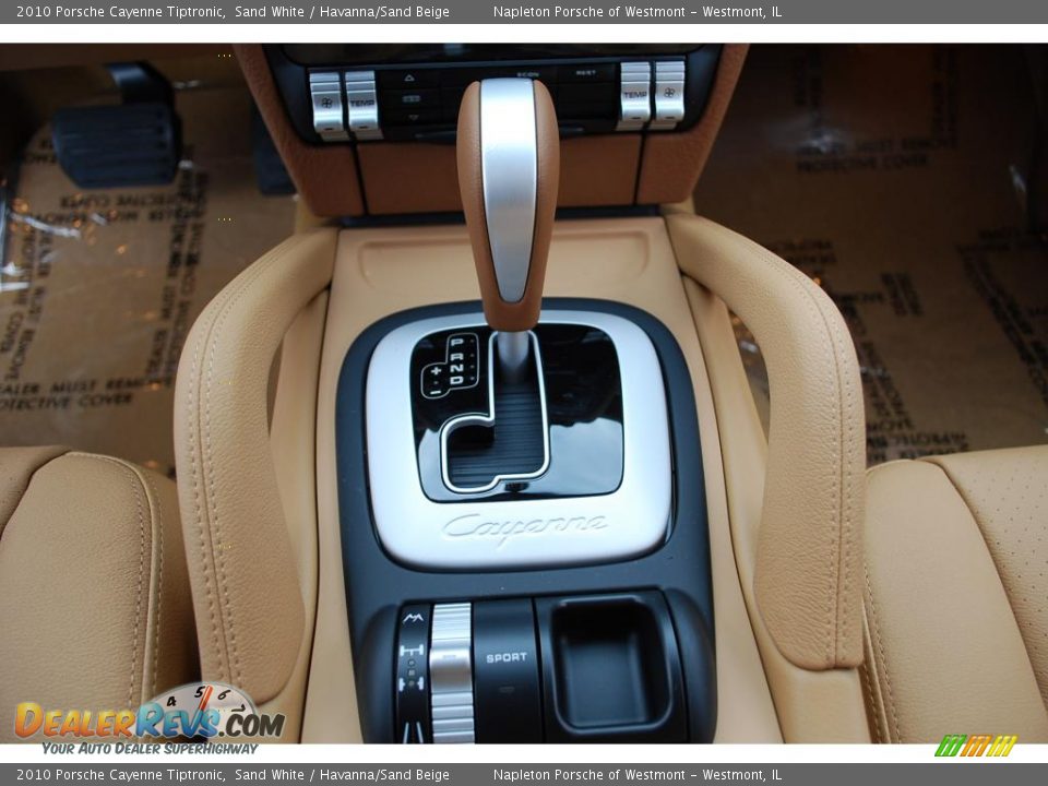 2010 Porsche Cayenne Tiptronic Sand White / Havanna/Sand Beige Photo #13