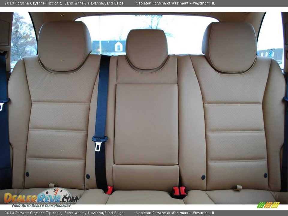 2010 Porsche Cayenne Tiptronic Sand White / Havanna/Sand Beige Photo #16