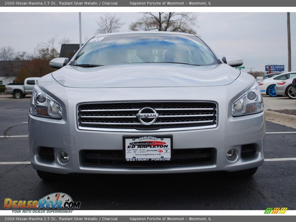 2009 Nissan Maxima 3.5 SV Radiant Silver Metallic / Charcoal Photo #2