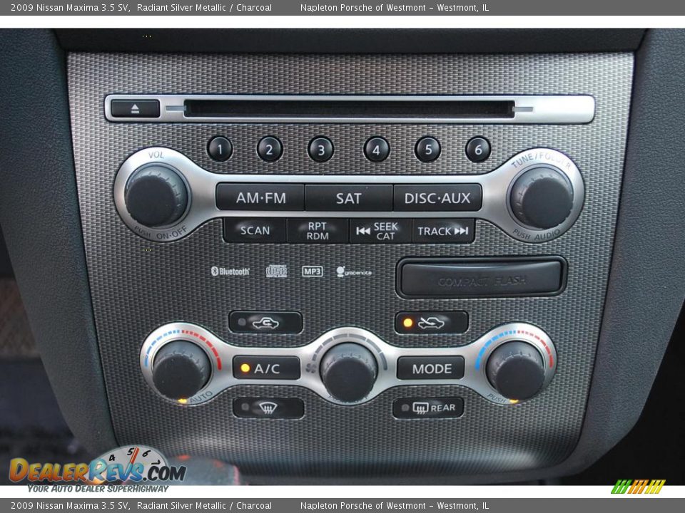2009 Nissan Maxima 3.5 SV Radiant Silver Metallic / Charcoal Photo #14