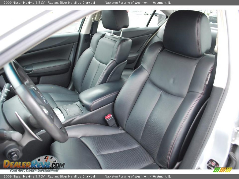 2009 Nissan Maxima 3.5 SV Radiant Silver Metallic / Charcoal Photo #15
