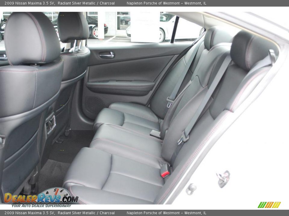 2009 Nissan Maxima 3.5 SV Radiant Silver Metallic / Charcoal Photo #16