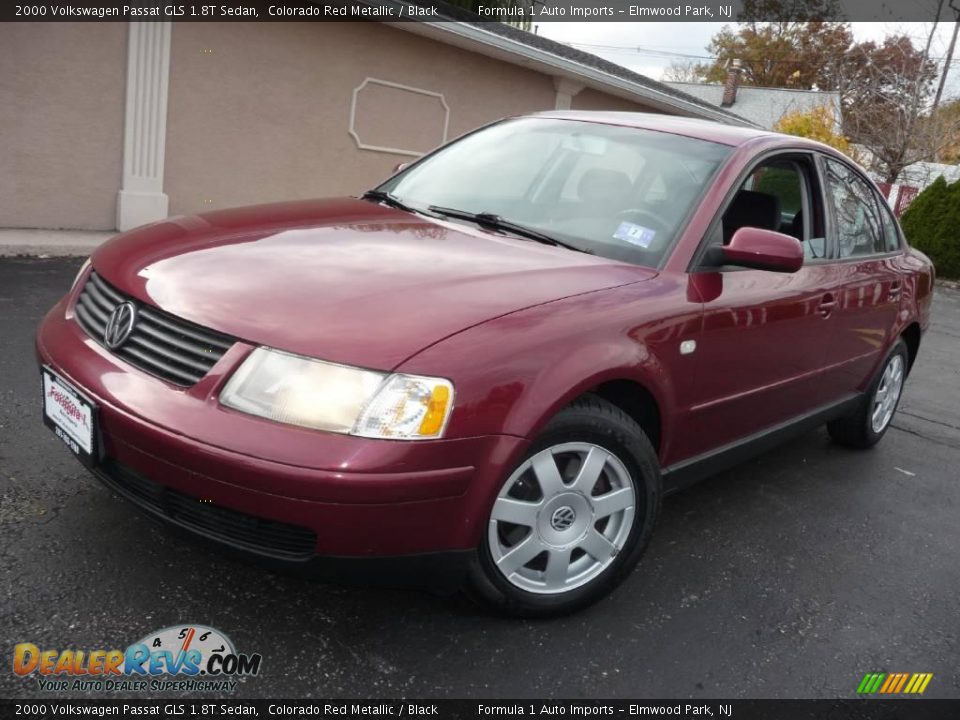 2000 Volkswagen Passat GLS 1.8T Sedan Colorado Red Metallic / Black Photo #1