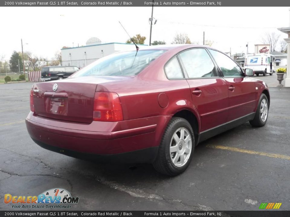2000 Volkswagen Passat GLS 1.8T Sedan Colorado Red Metallic / Black Photo #3