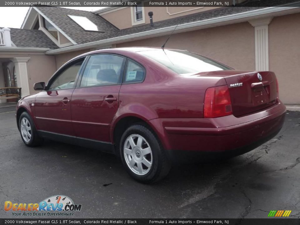 2000 Volkswagen Passat GLS 1.8T Sedan Colorado Red Metallic / Black Photo #4