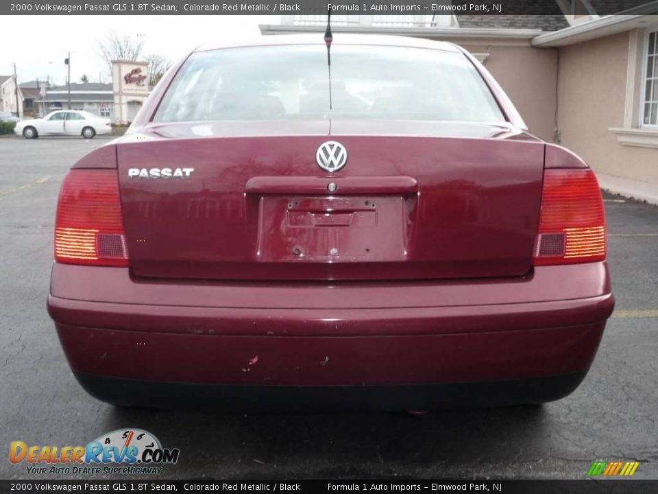 2000 Volkswagen Passat GLS 1.8T Sedan Colorado Red Metallic / Black Photo #18