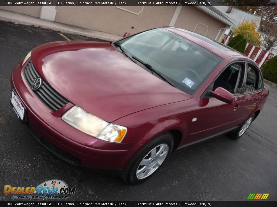 2000 Volkswagen Passat GLS 1.8T Sedan Colorado Red Metallic / Black Photo #19