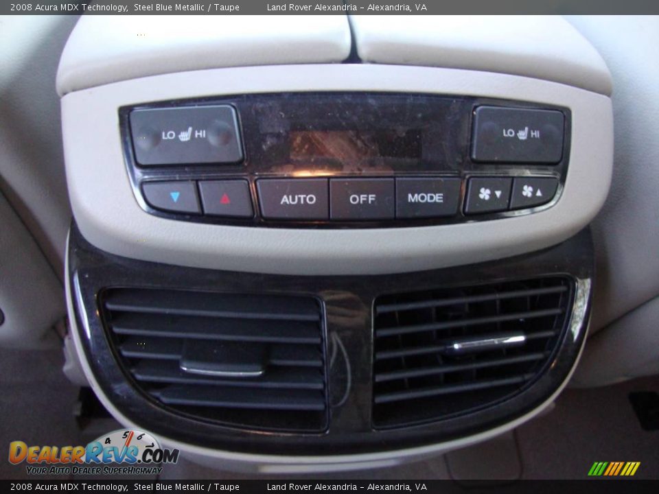 2008 Acura MDX Technology Steel Blue Metallic / Taupe Photo #13