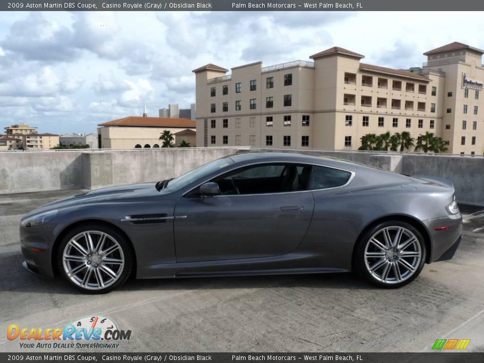 2009 Aston Martin DBS Coupe Casino Royale (Gray) / Obsidian Black Photo #3