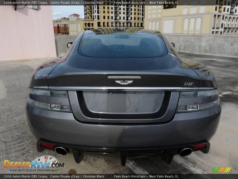 2009 Aston Martin DBS Coupe Casino Royale (Gray) / Obsidian Black Photo #5