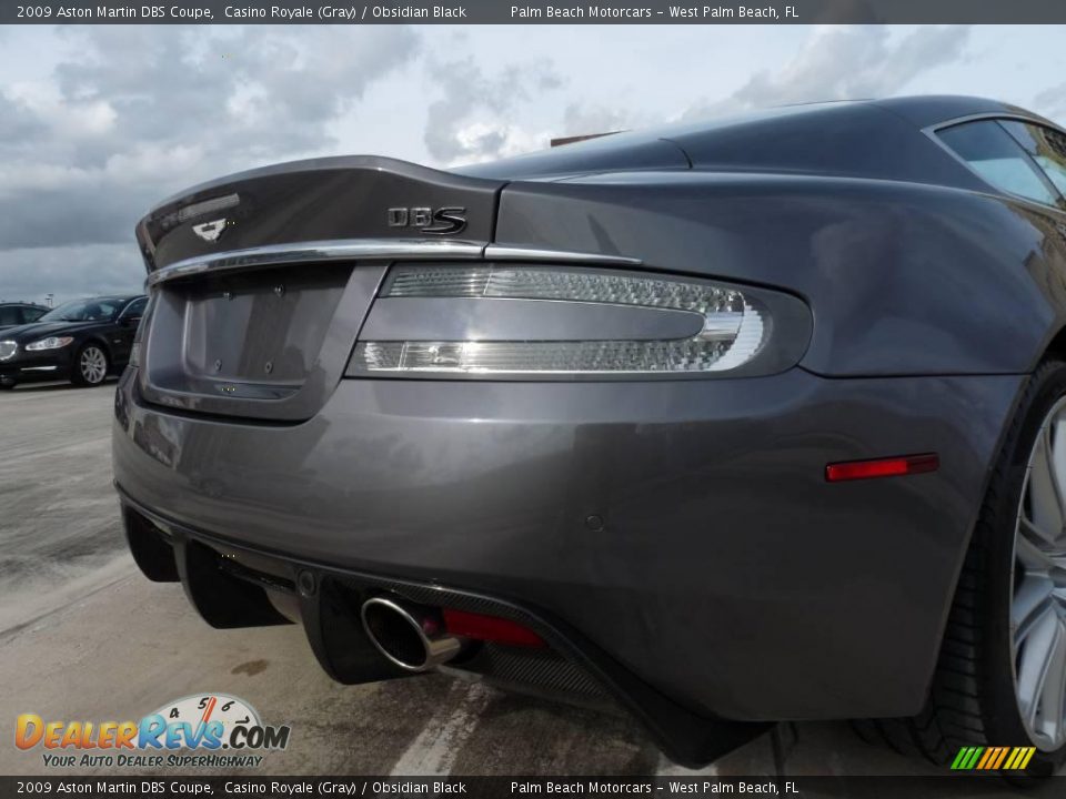 2009 Aston Martin DBS Coupe Casino Royale (Gray) / Obsidian Black Photo #7