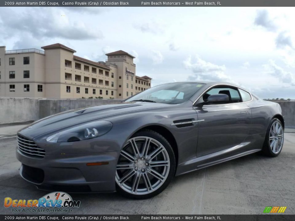 2009 Aston Martin DBS Coupe Casino Royale (Gray) / Obsidian Black Photo #12