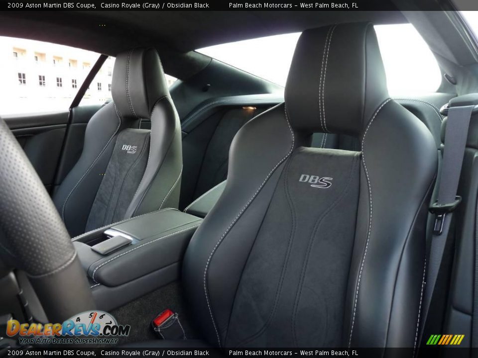 2009 Aston Martin DBS Coupe Casino Royale (Gray) / Obsidian Black Photo #16