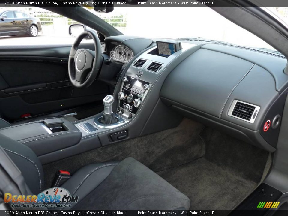 2009 Aston Martin DBS Coupe Casino Royale (Gray) / Obsidian Black Photo #18