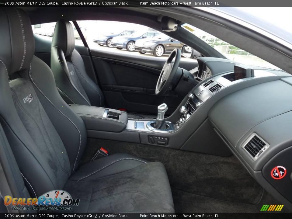 2009 Aston Martin DBS Coupe Casino Royale (Gray) / Obsidian Black Photo #19