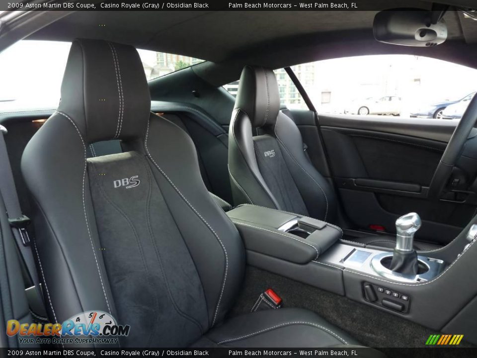 2009 Aston Martin DBS Coupe Casino Royale (Gray) / Obsidian Black Photo #20