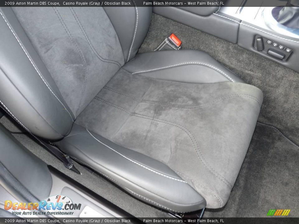 2009 Aston Martin DBS Coupe Casino Royale (Gray) / Obsidian Black Photo #21