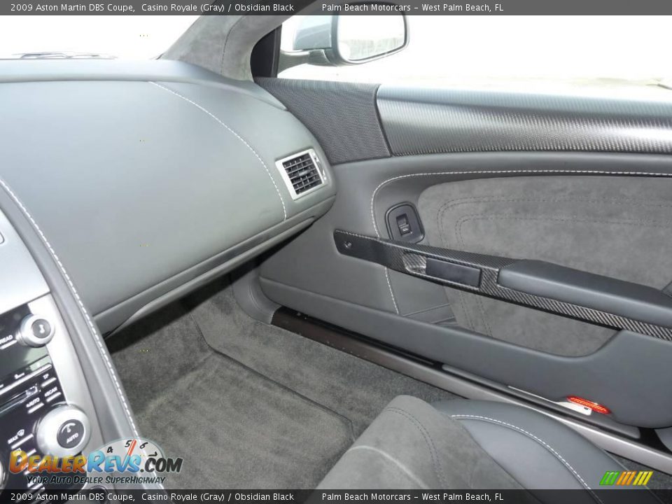 2009 Aston Martin DBS Coupe Casino Royale (Gray) / Obsidian Black Photo #22