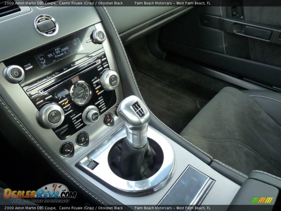 2009 Aston Martin DBS Coupe Casino Royale (Gray) / Obsidian Black Photo #24