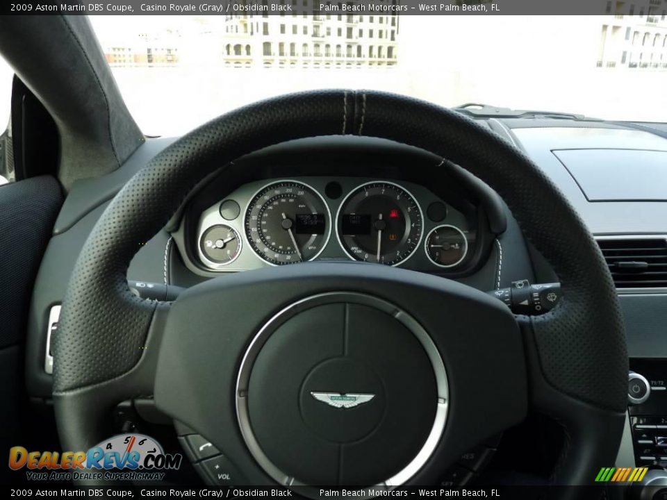 2009 Aston Martin DBS Coupe Casino Royale (Gray) / Obsidian Black Photo #26