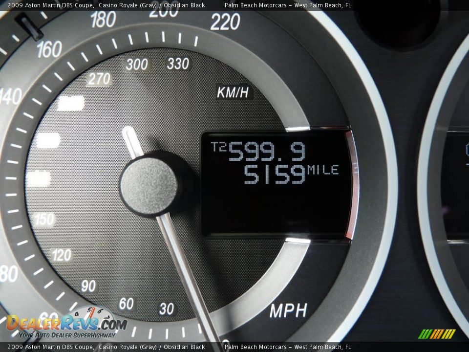 2009 Aston Martin DBS Coupe Casino Royale (Gray) / Obsidian Black Photo #27